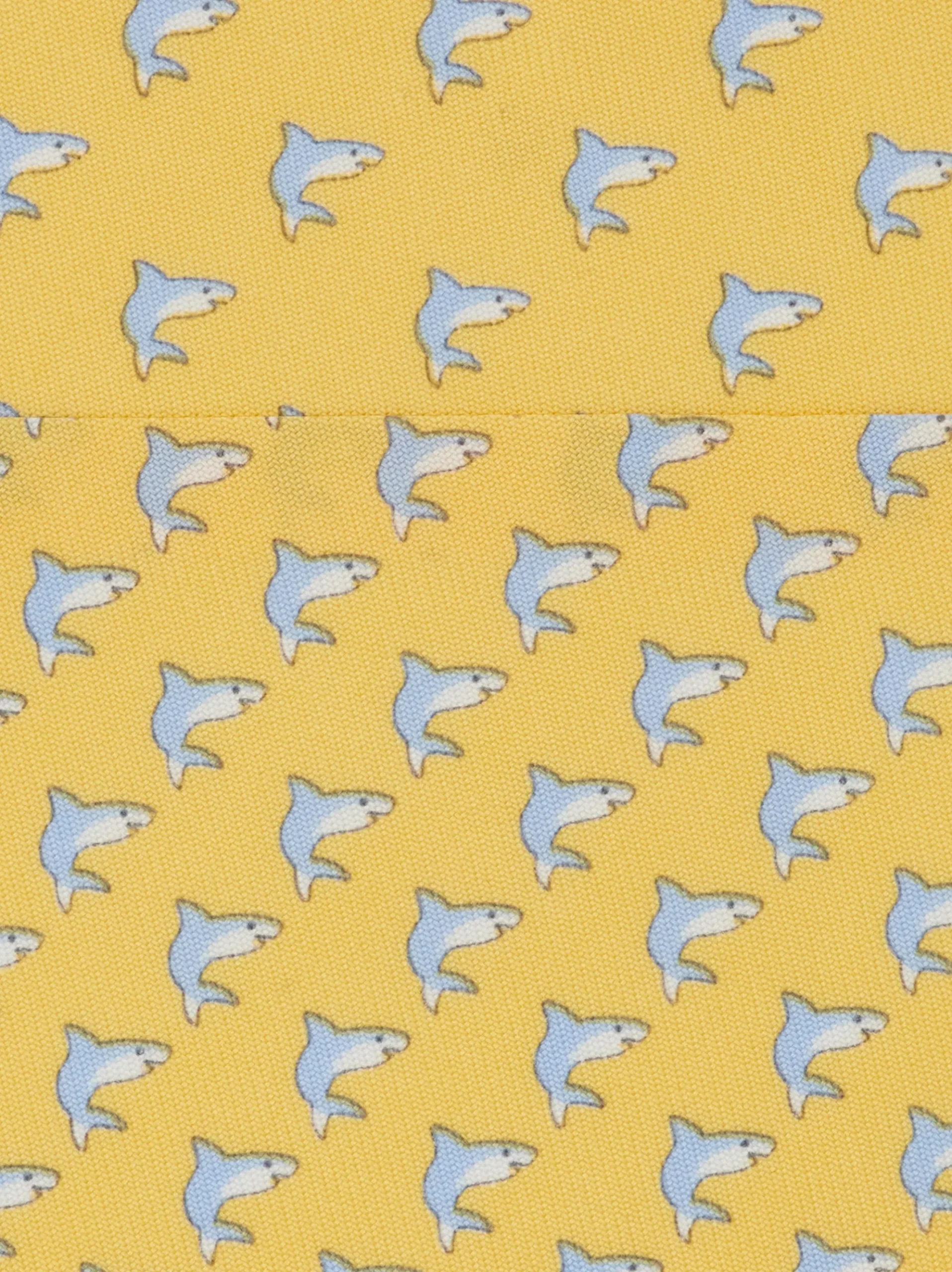 Shark print silk tie - Men