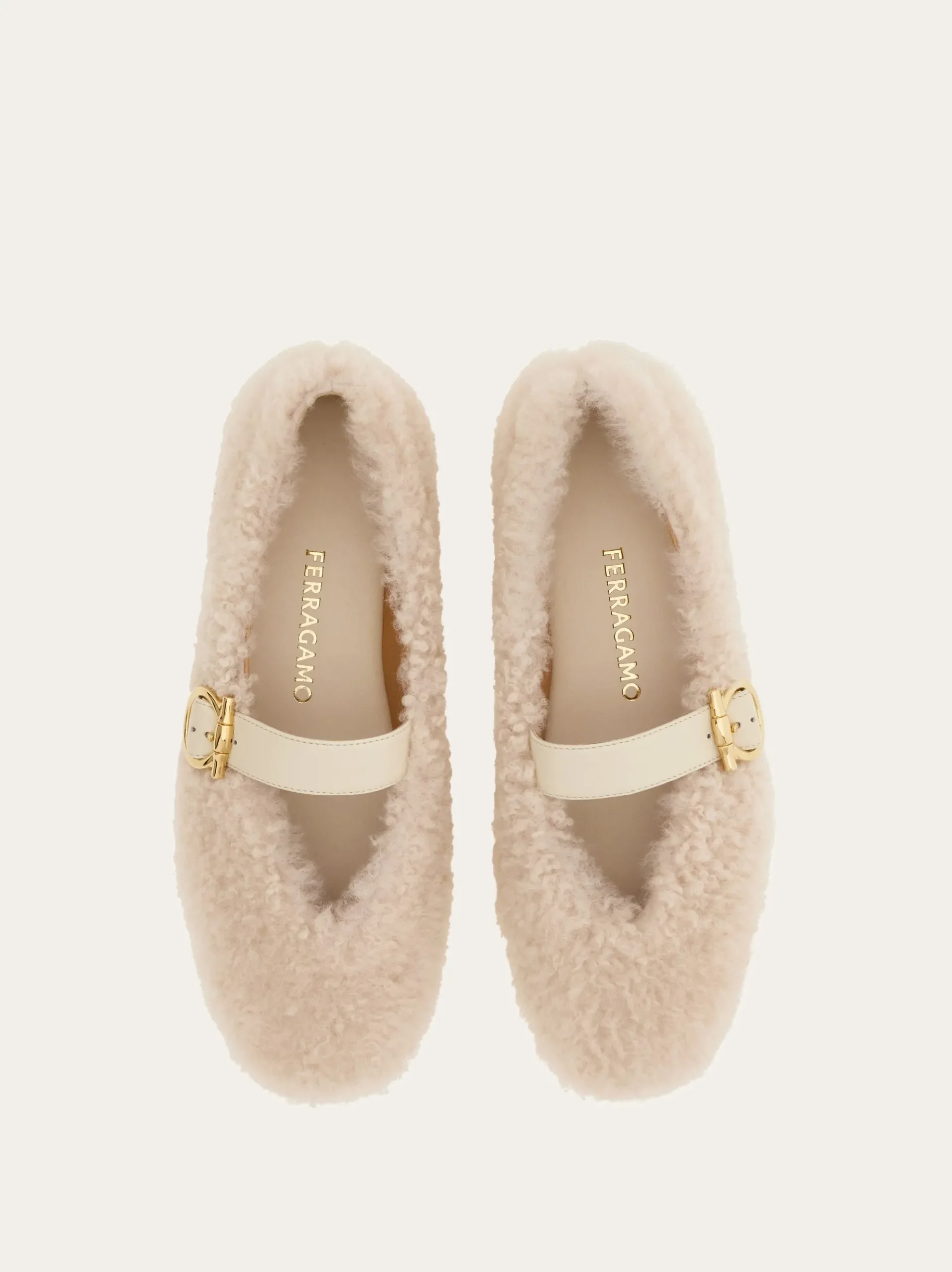 Shearling ballet flat - Women