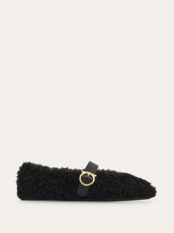Shearling ballet flat - Women