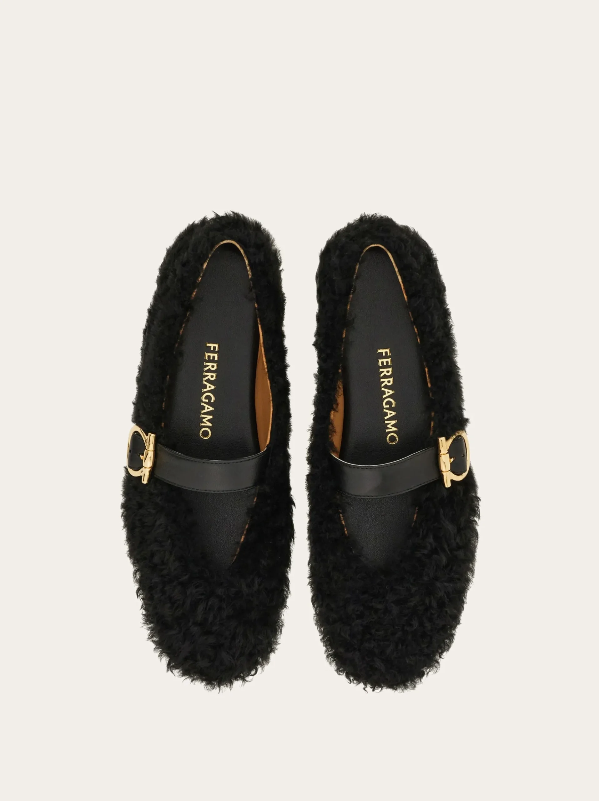 Shearling ballet flat - Women