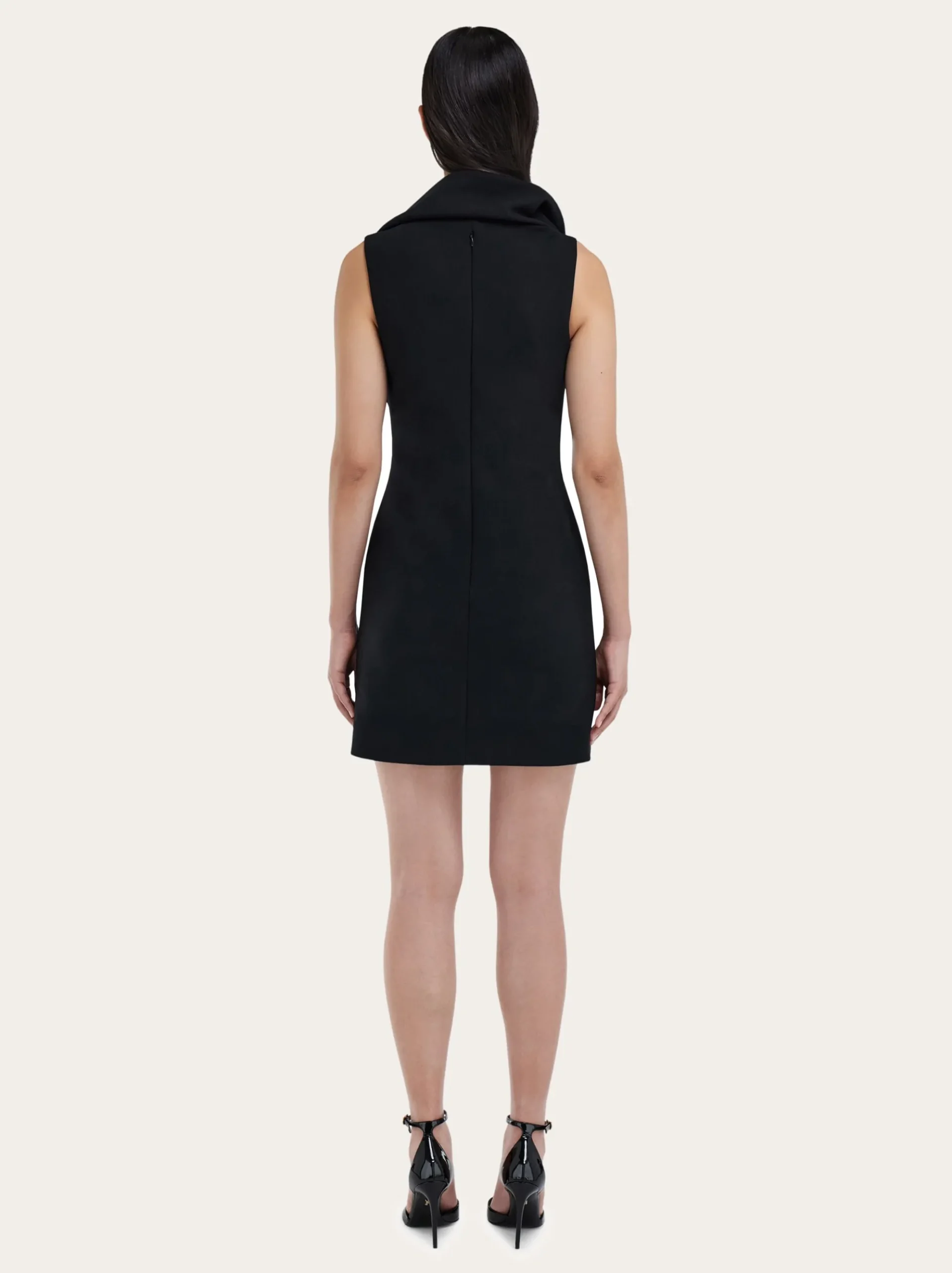 Short asymmetric dress - Women