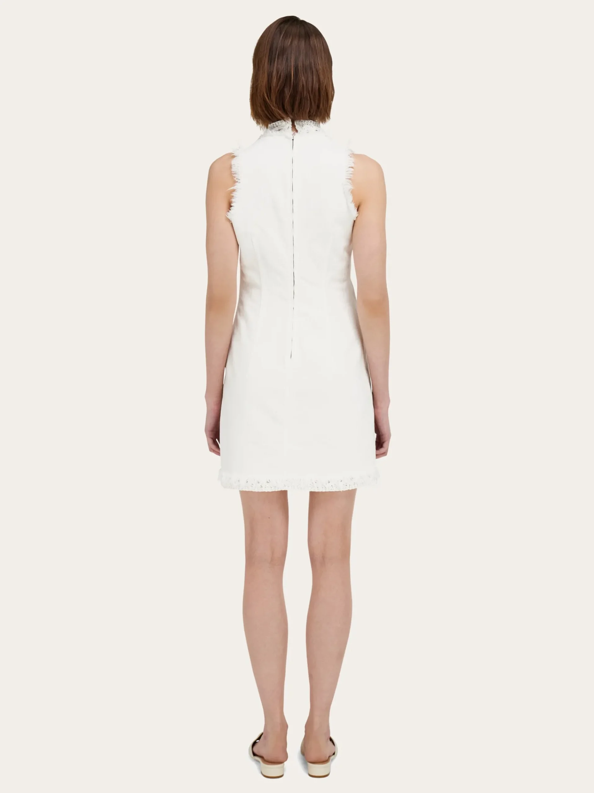 Short denim dress - Women