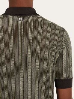 Short sleeve knitted polo - Men