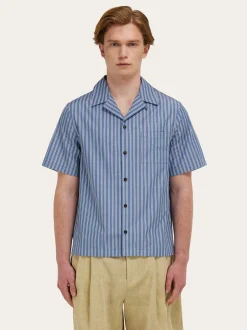 Short sleeve popline shirt - Men