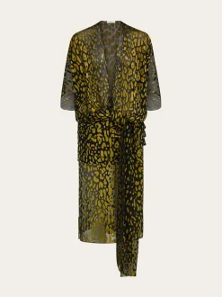 Silk and viscose dress - Women