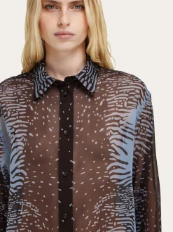 Silk georgette shirt - Women