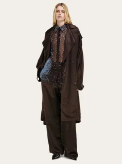 Silk georgette shirt - Women