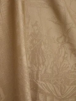 Silk jacquard shawl - Women