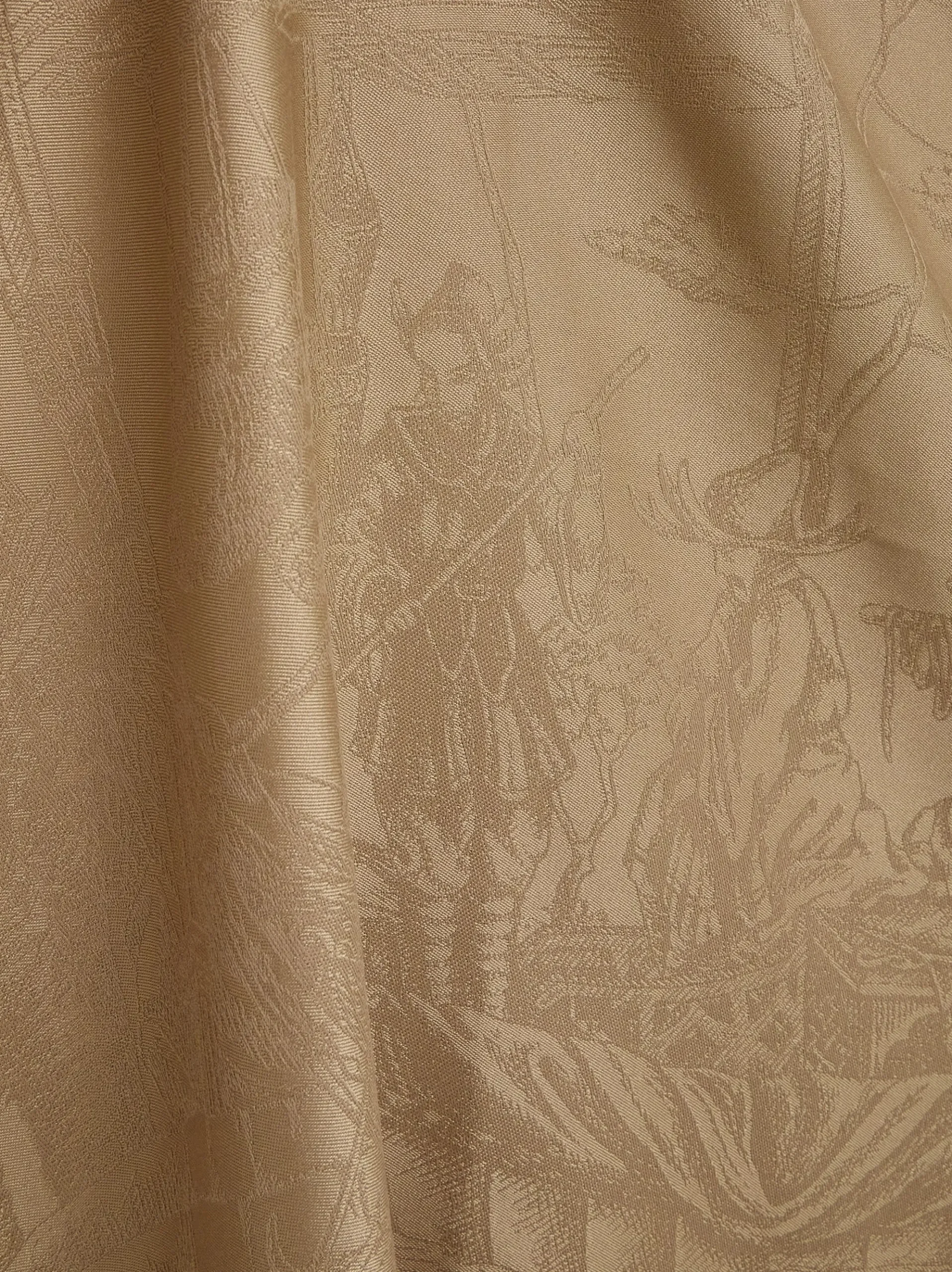 Silk jacquard shawl - Women