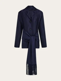 Silk shirt jacket - Women