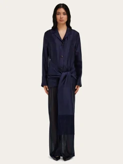 Silk shirt jacket - Women
