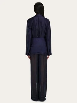 Silk shirt jacket - Women