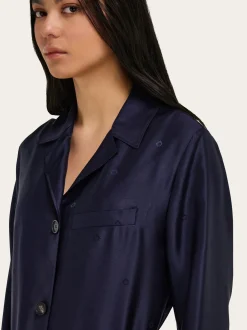 Silk shirt jacket - Women
