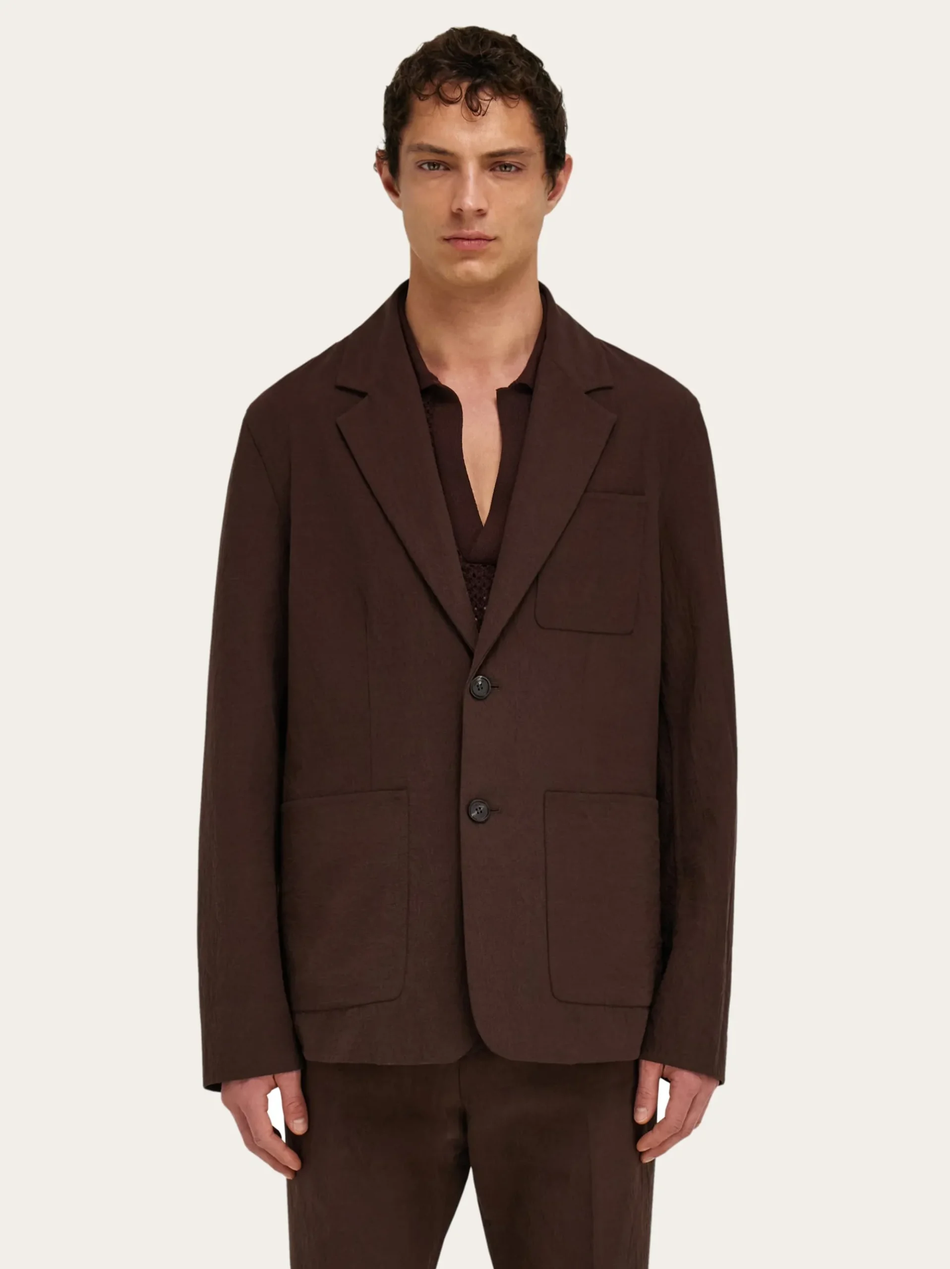 Single breasted blazer - Men