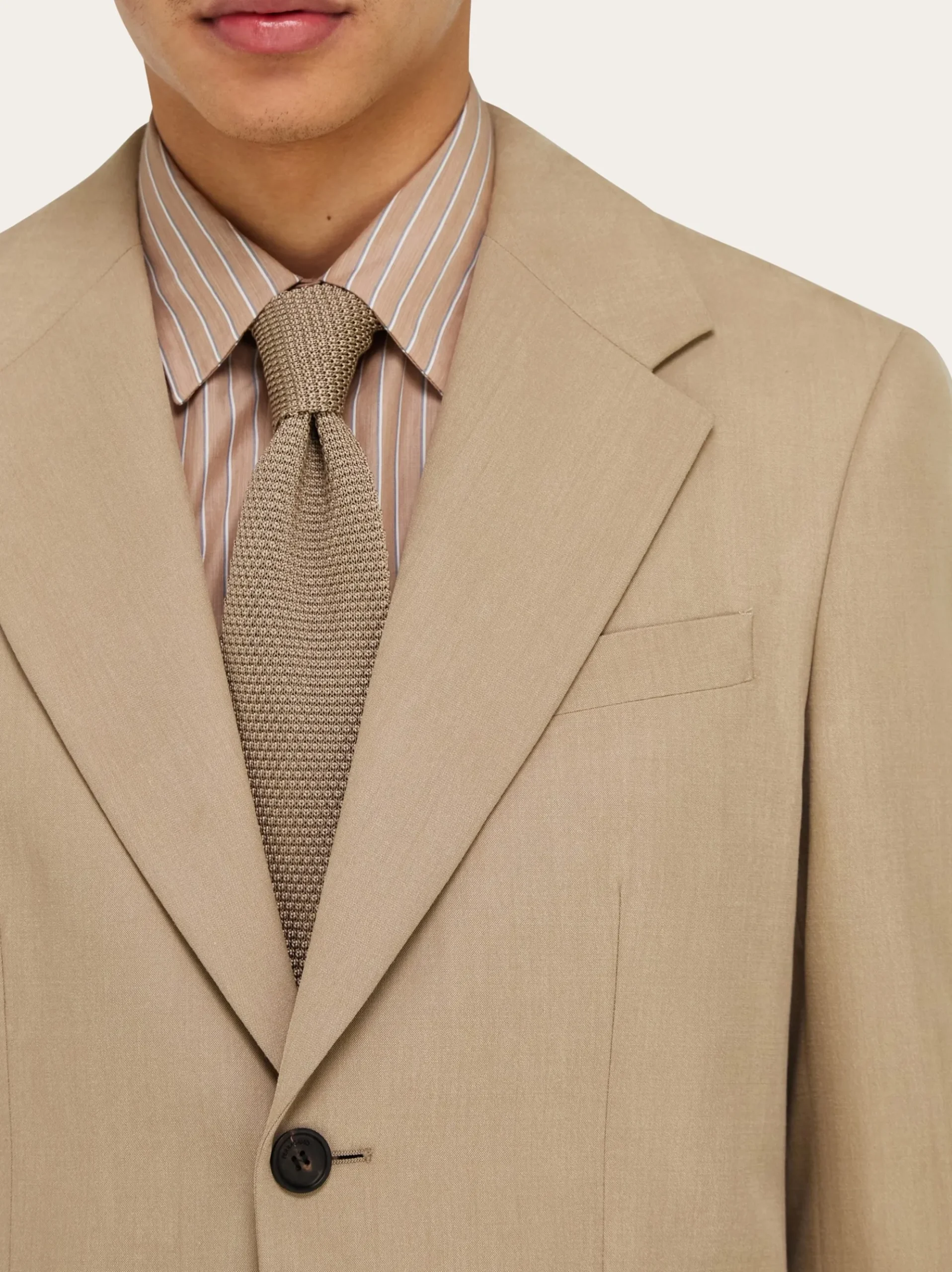 Single breasted flannel blazer - Men