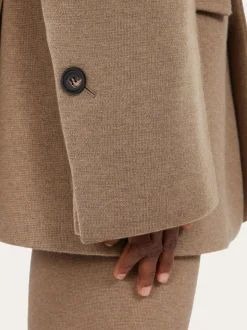 Single breasted jersey blazer - Women