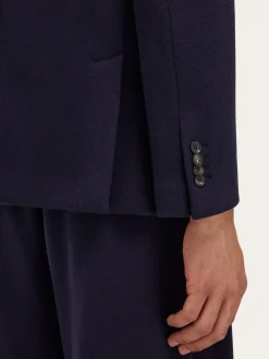 Single breasted jersey blazer - Men