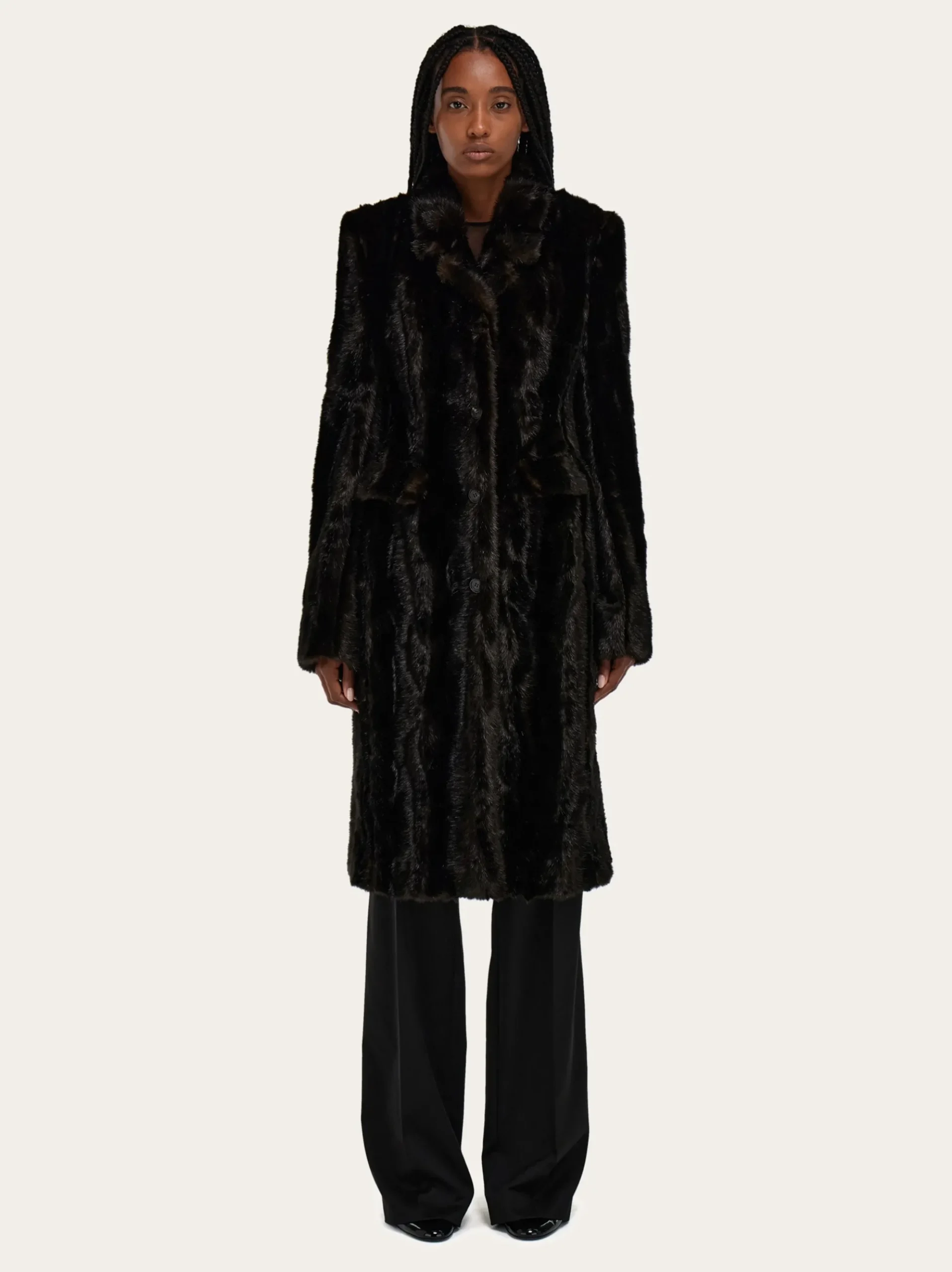 Single-breasted coat - Women