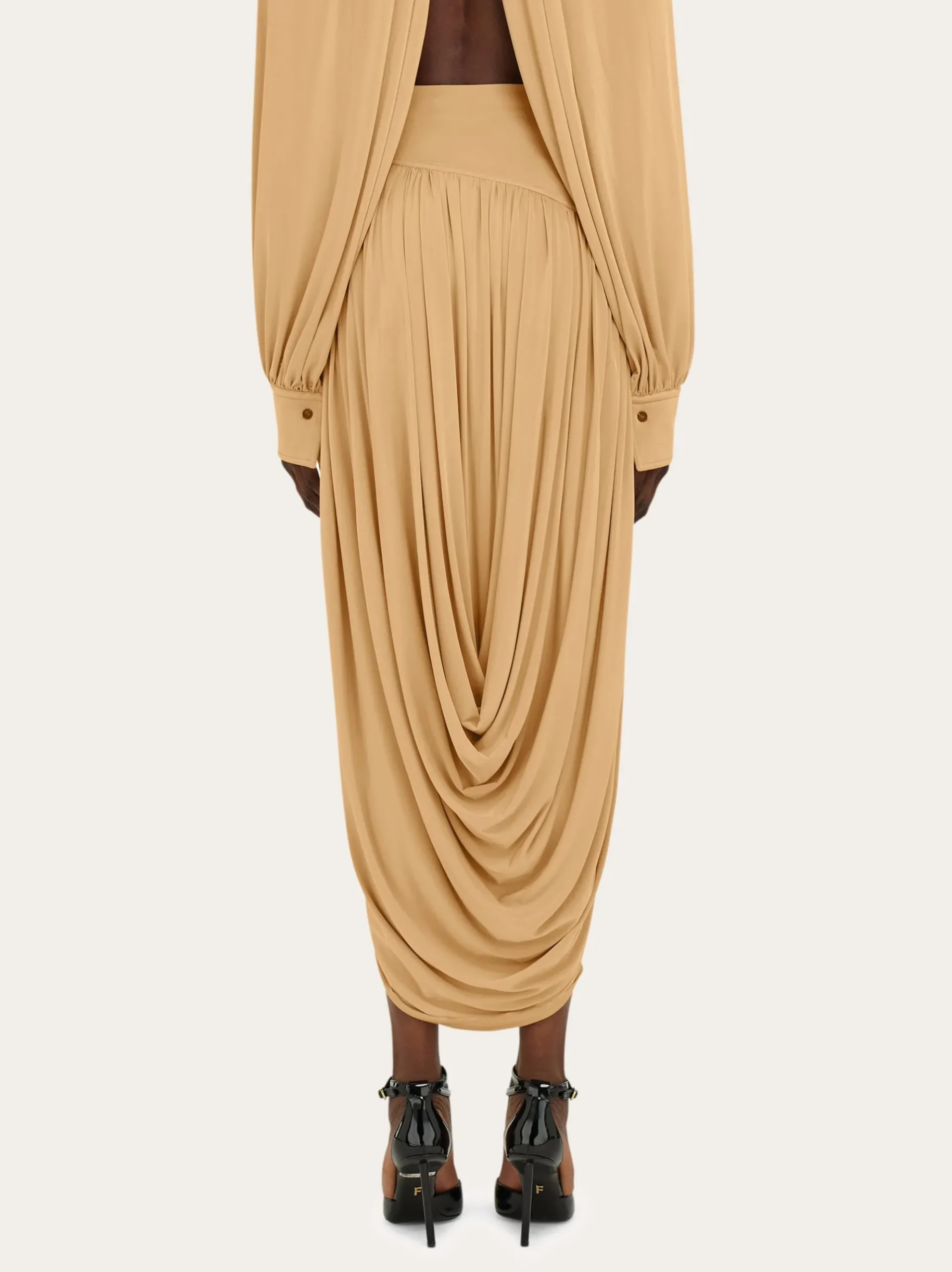 Skirt with Basque detail - Women