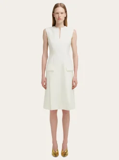 Sleeveless tailored dress - Women