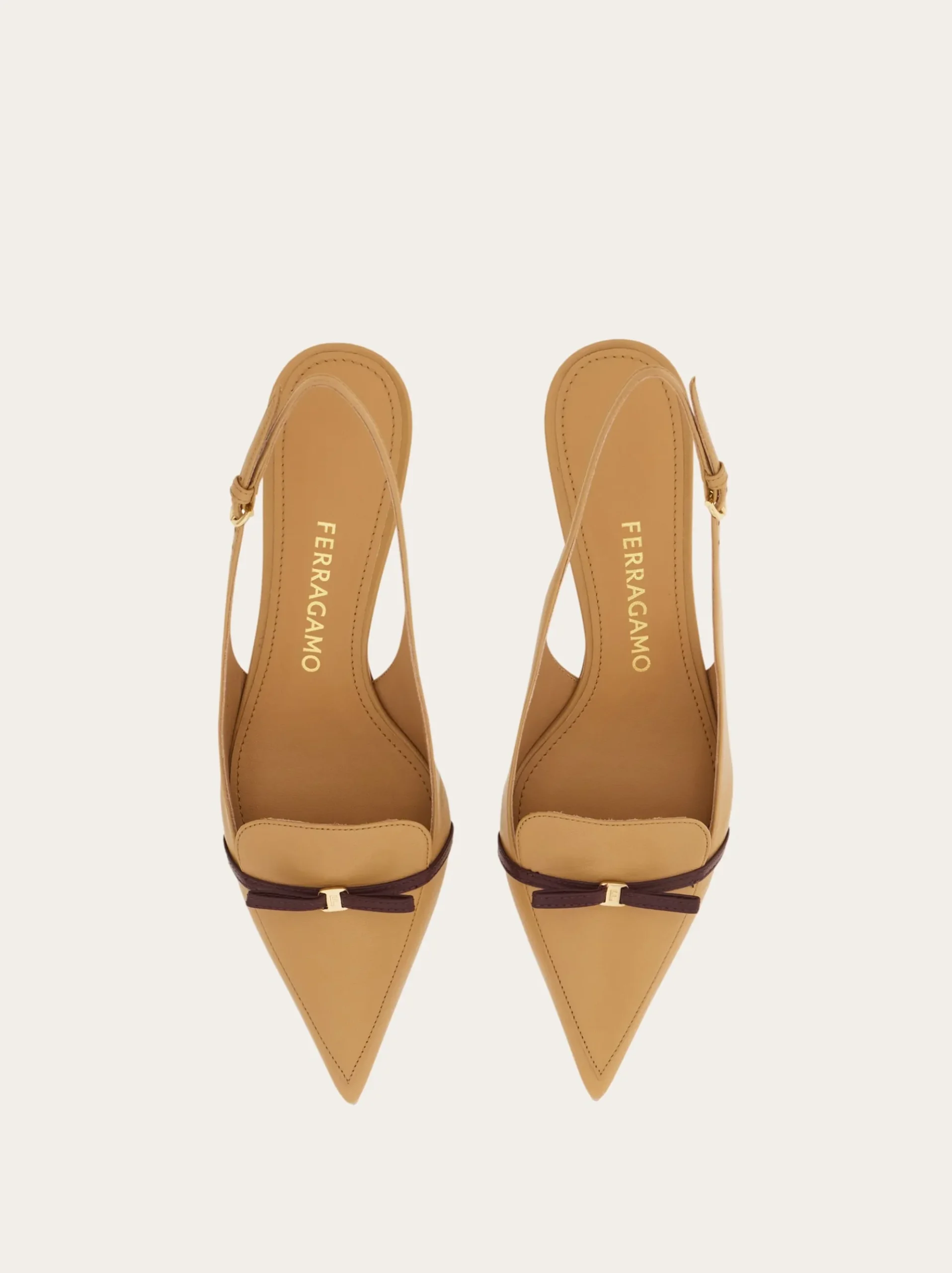 Slingback with bow mini bow detail - Women