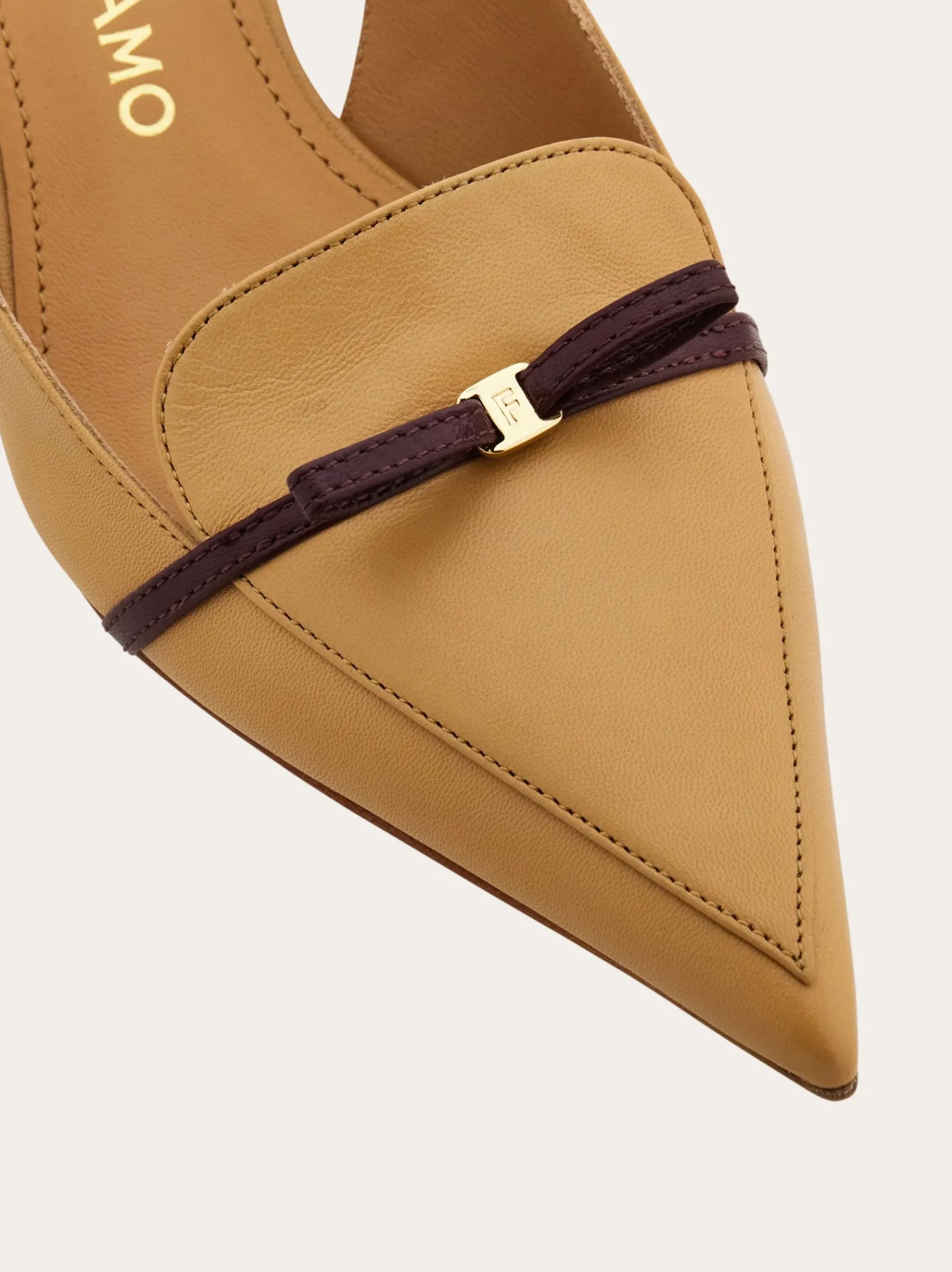 Slingback with bow mini bow detail - Women