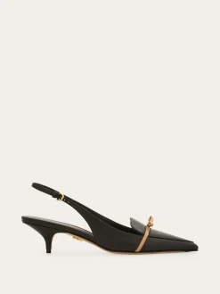 Slingback with bow mini bow detail - Women