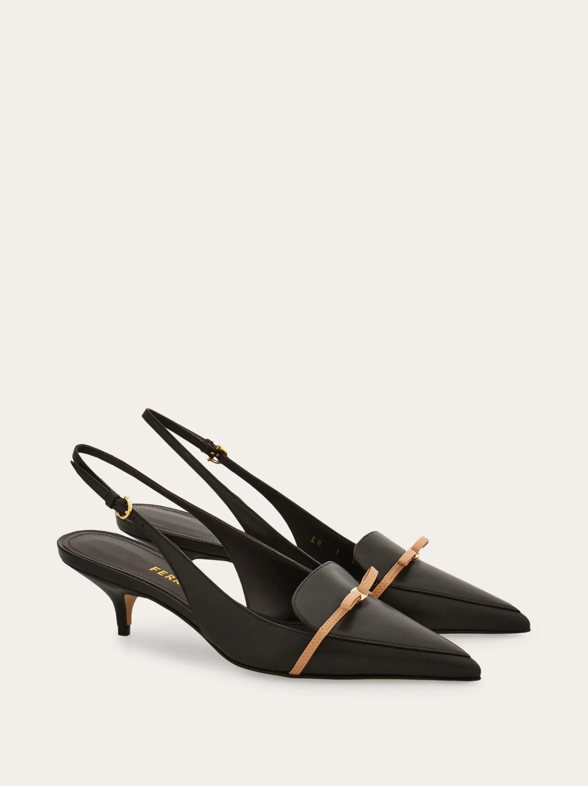 Slingback with bow mini bow detail - Women