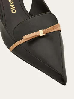 Slingback with bow mini bow detail - Women