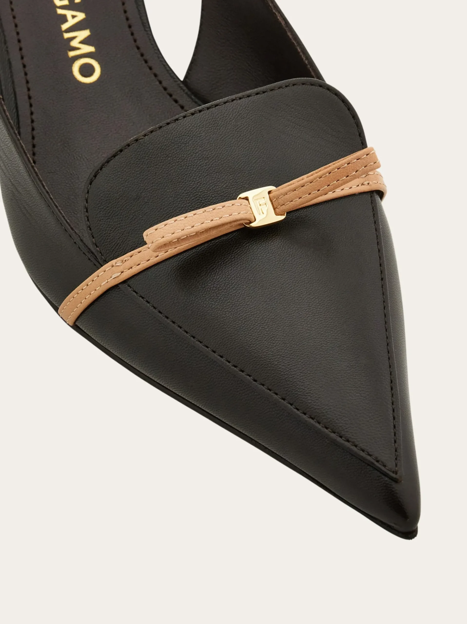 Slingback with bow mini bow detail - Women