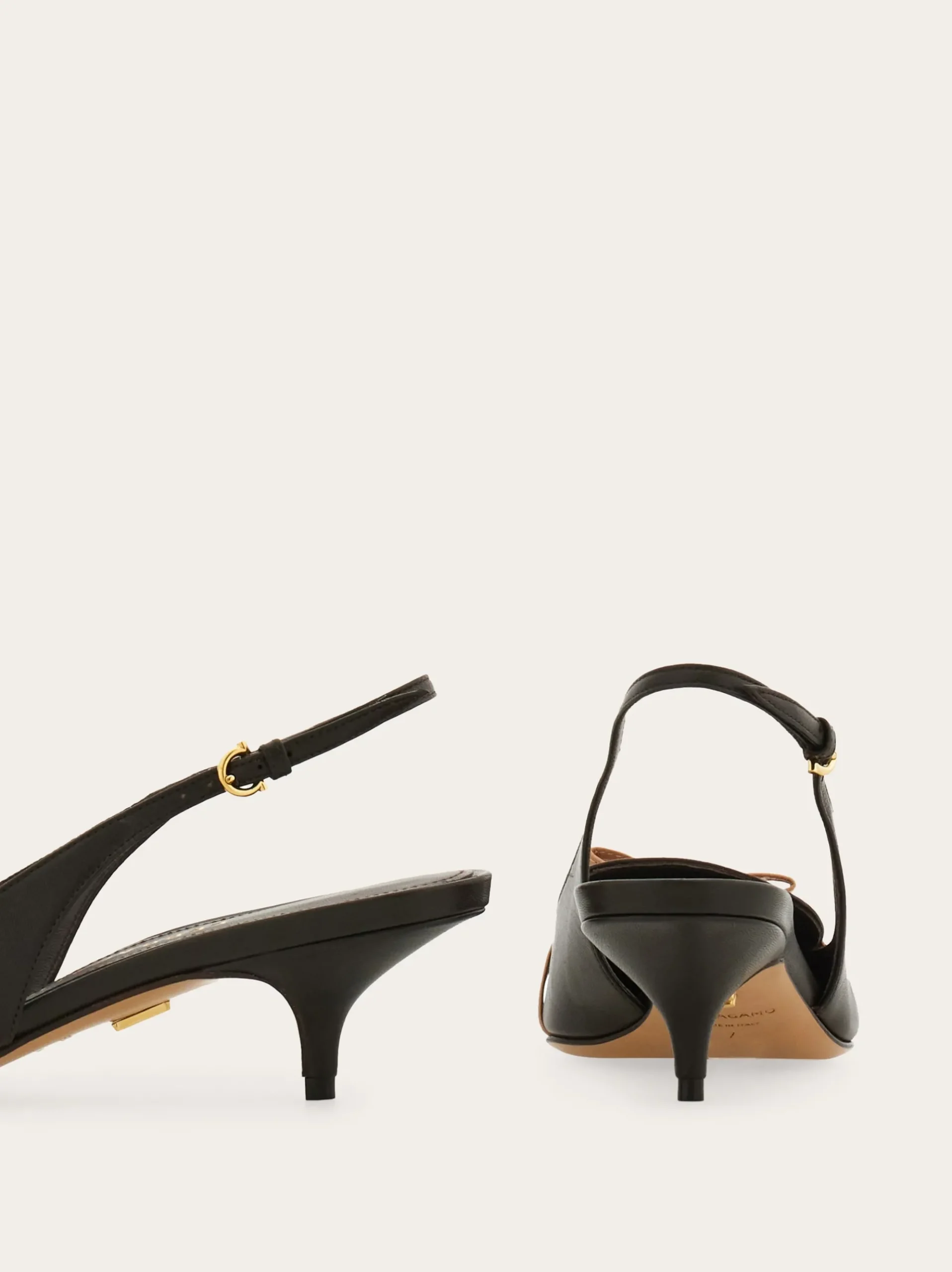 Slingback with bow mini bow detail - Women