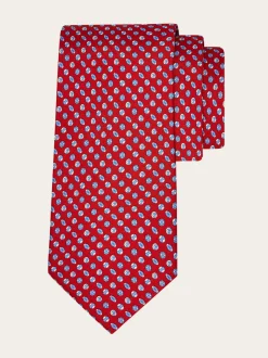 Sport print silk tie - Men