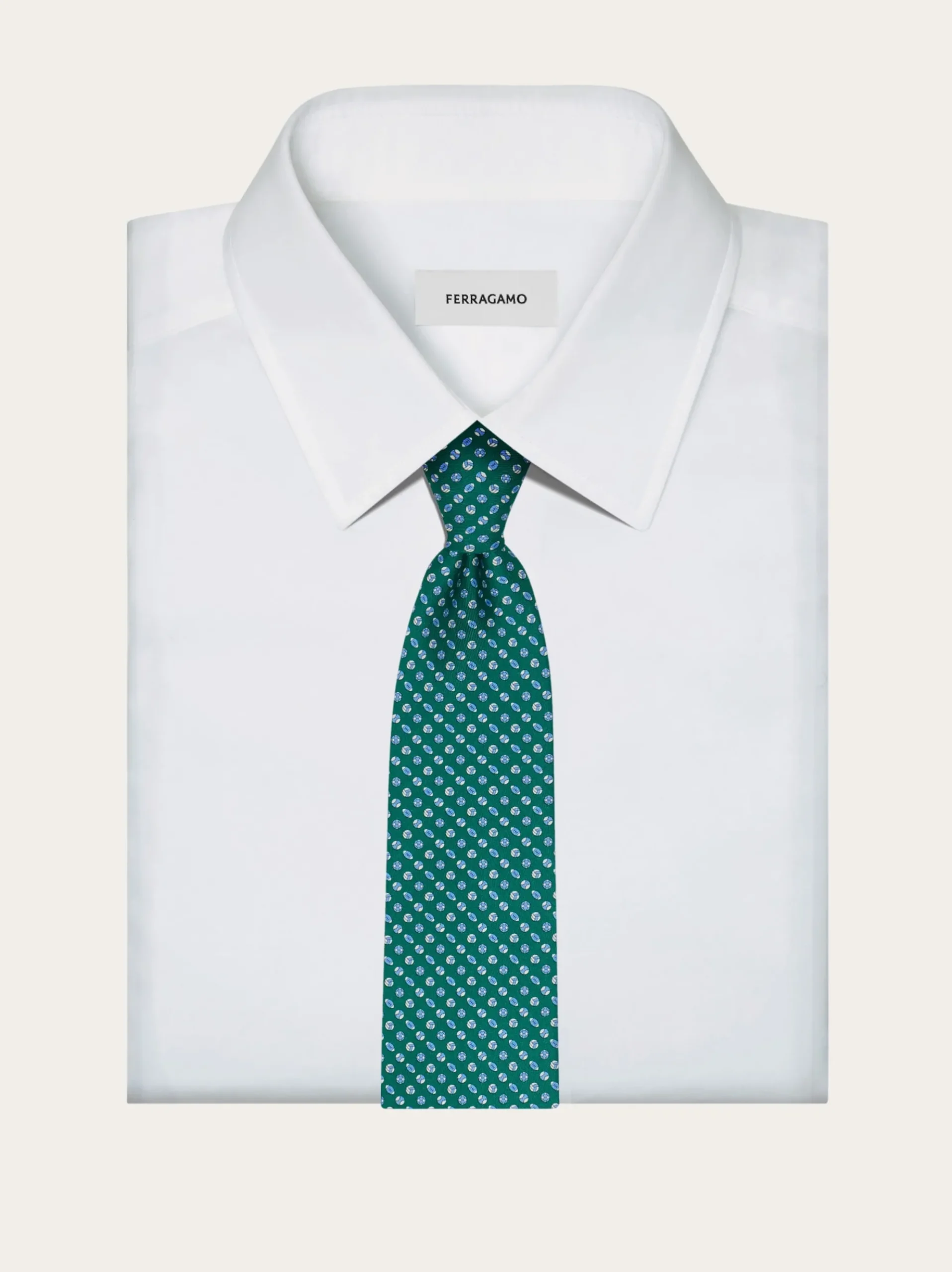 Sport print silk tie - Men