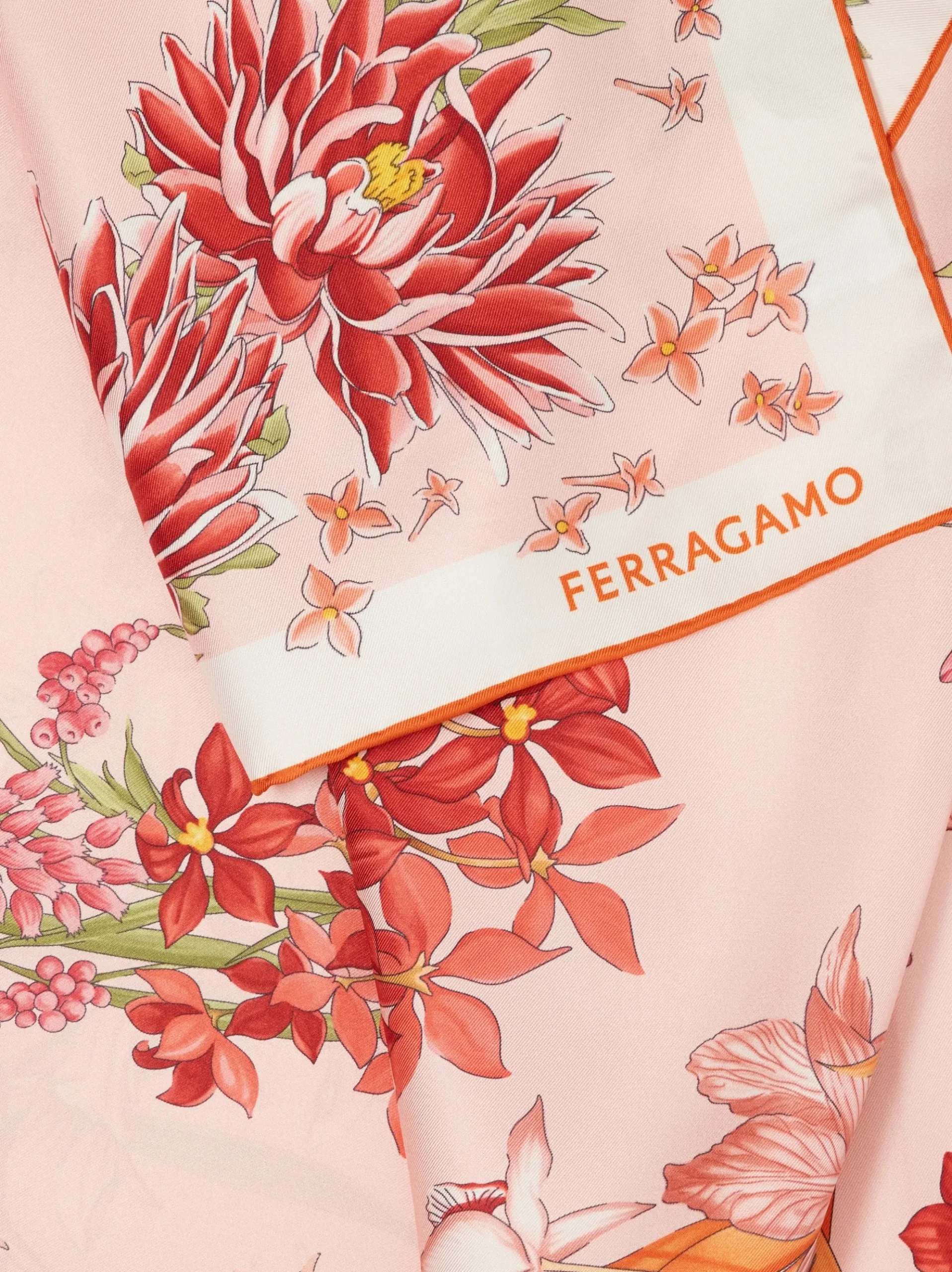 Spring print silk scarf - Women