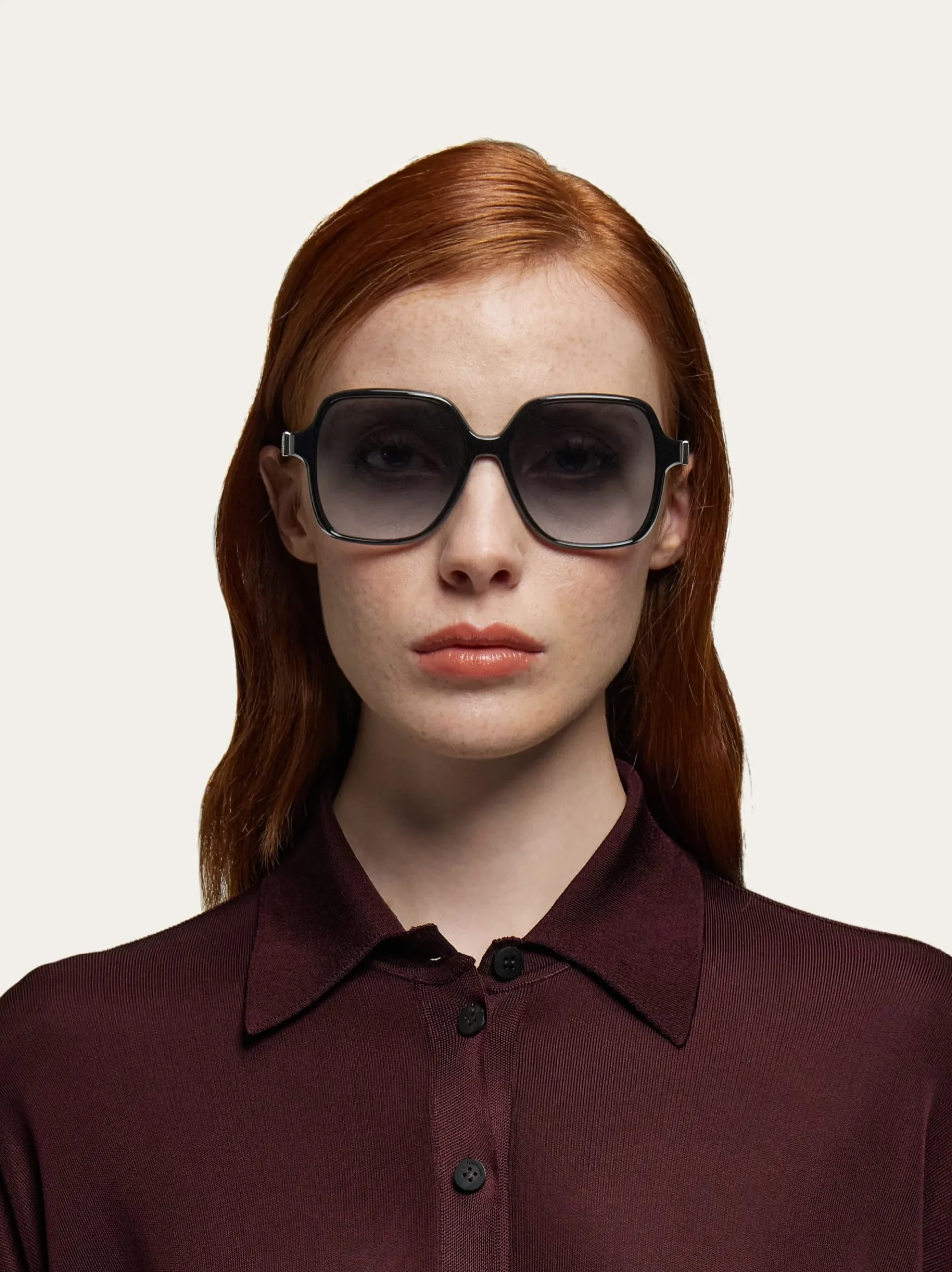 Square frame sunglasses - Women