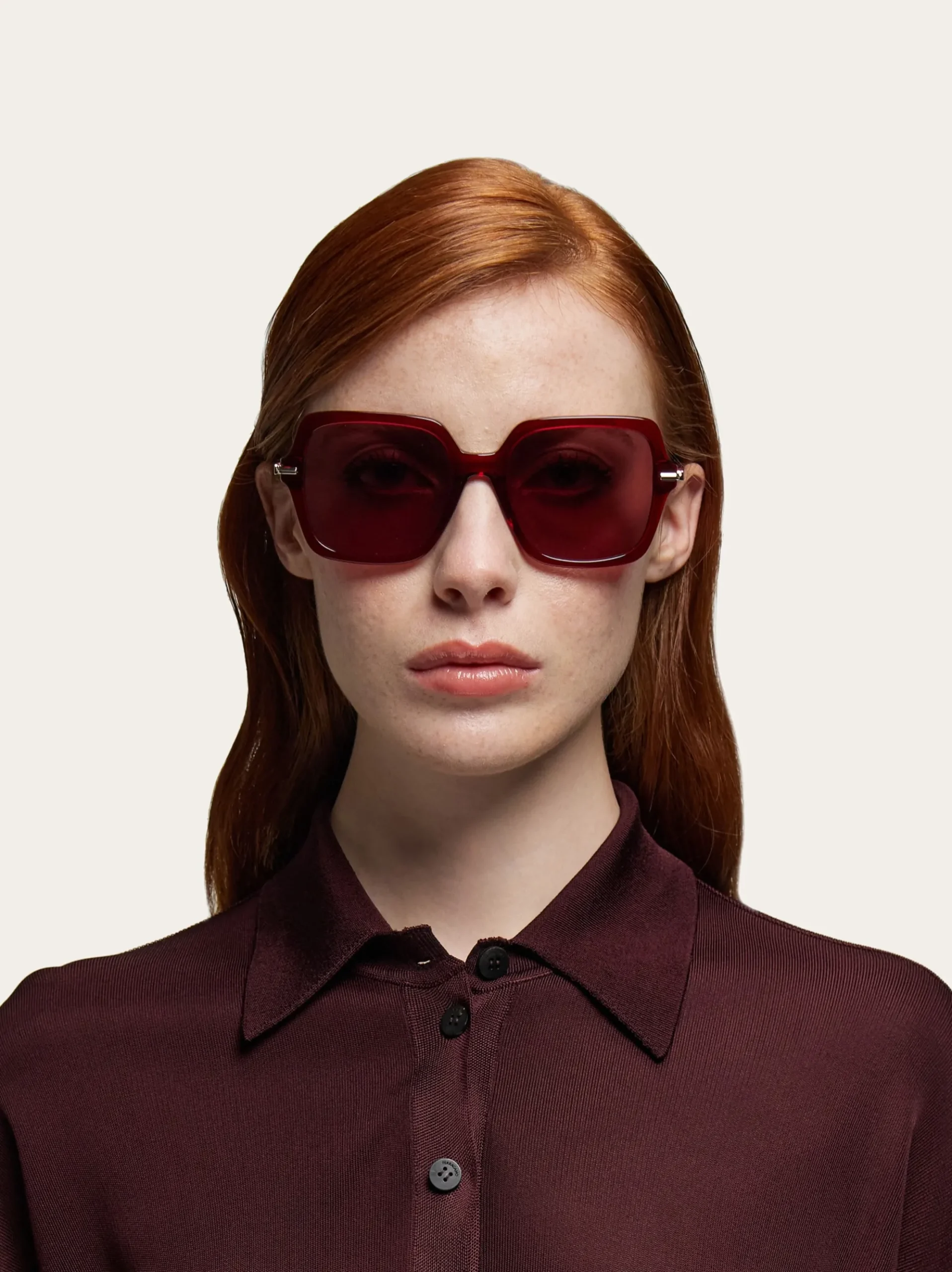 Square frame sunglasses - Women