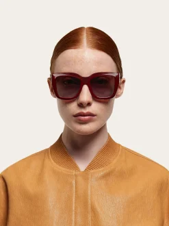 Square frame sunglasses - Women
