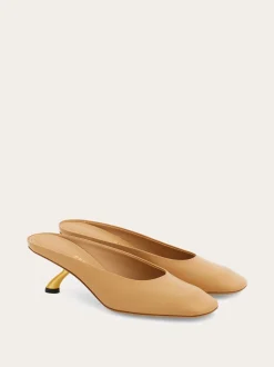 S-shaped heel mule - Women