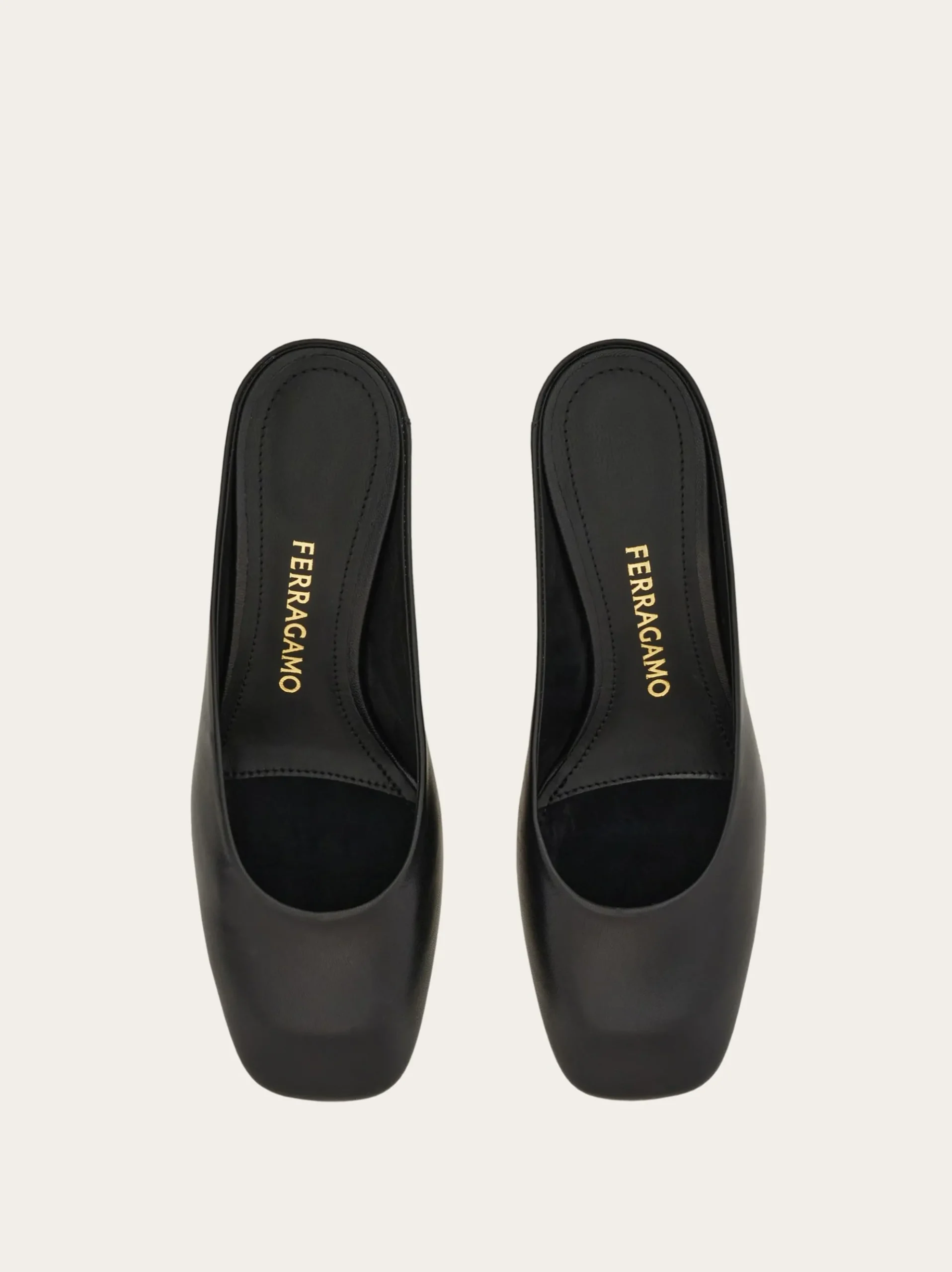 S-shaped heel mule - Women