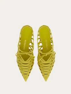 S-shaped heel mule - Women