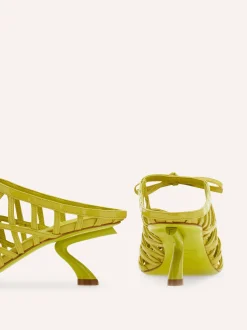 S-shaped heel mule - Women
