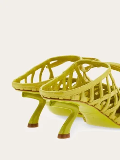 S-shaped heel mule - Women