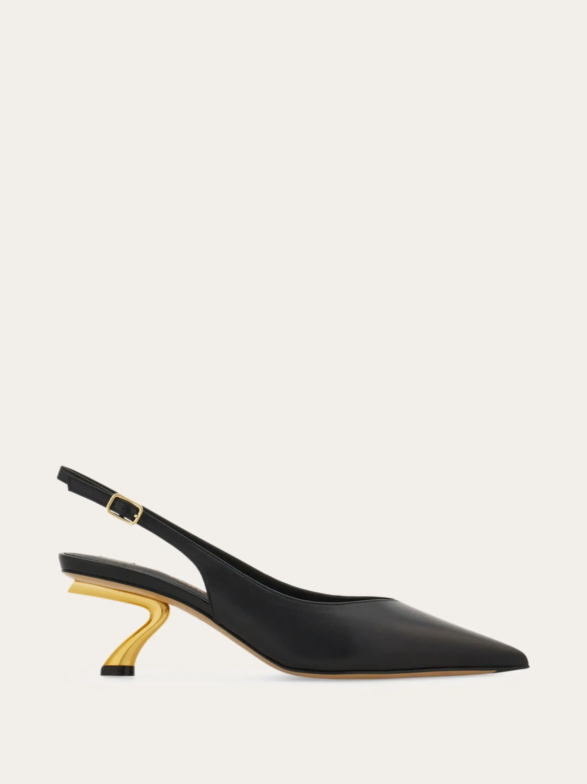 S-shaped heel slingback - Women