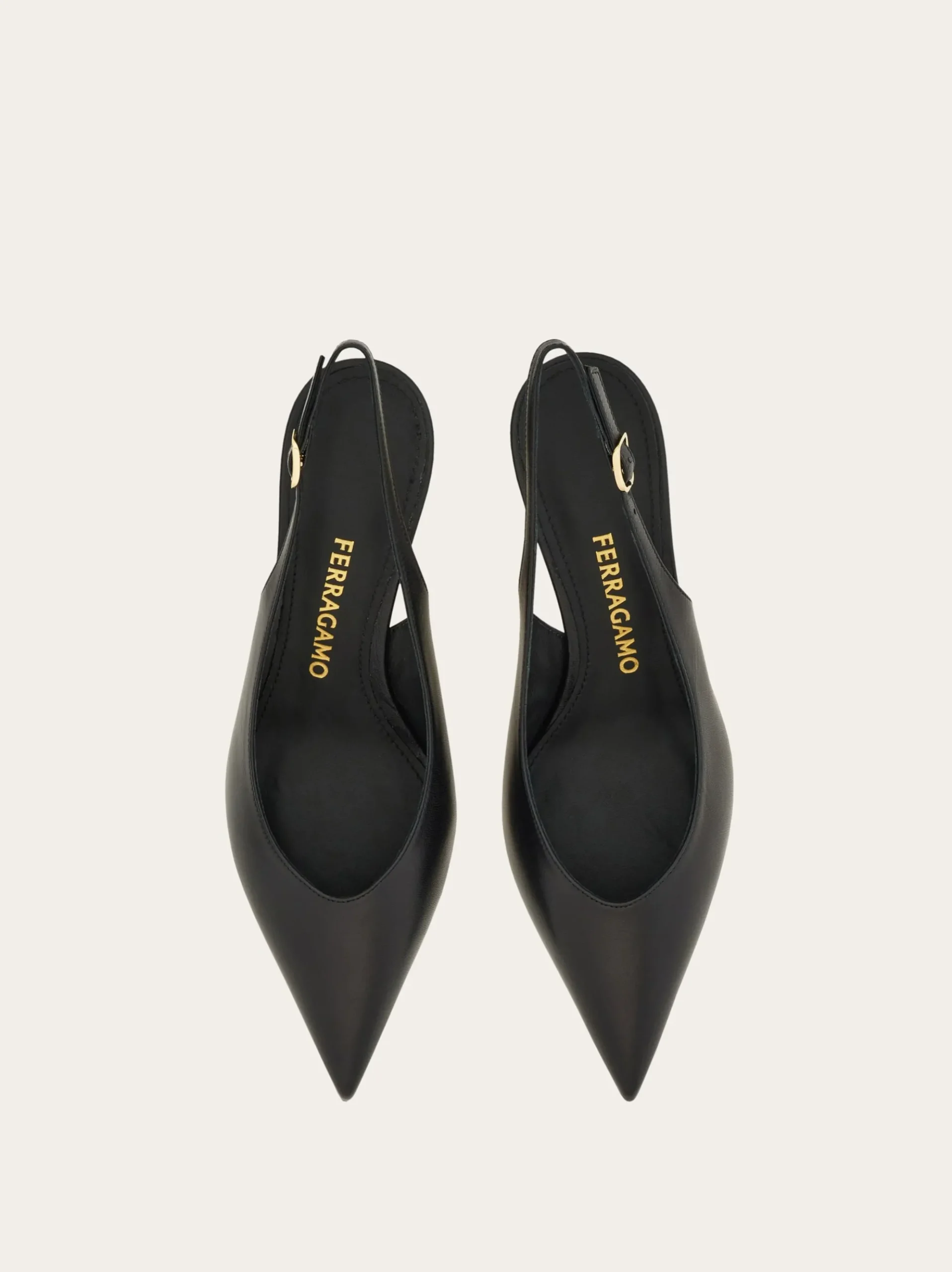 S-shaped heel slingback - Women