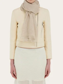 Stole with lurex thread - Women