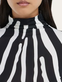 Stretch jersey turtleneck - Women