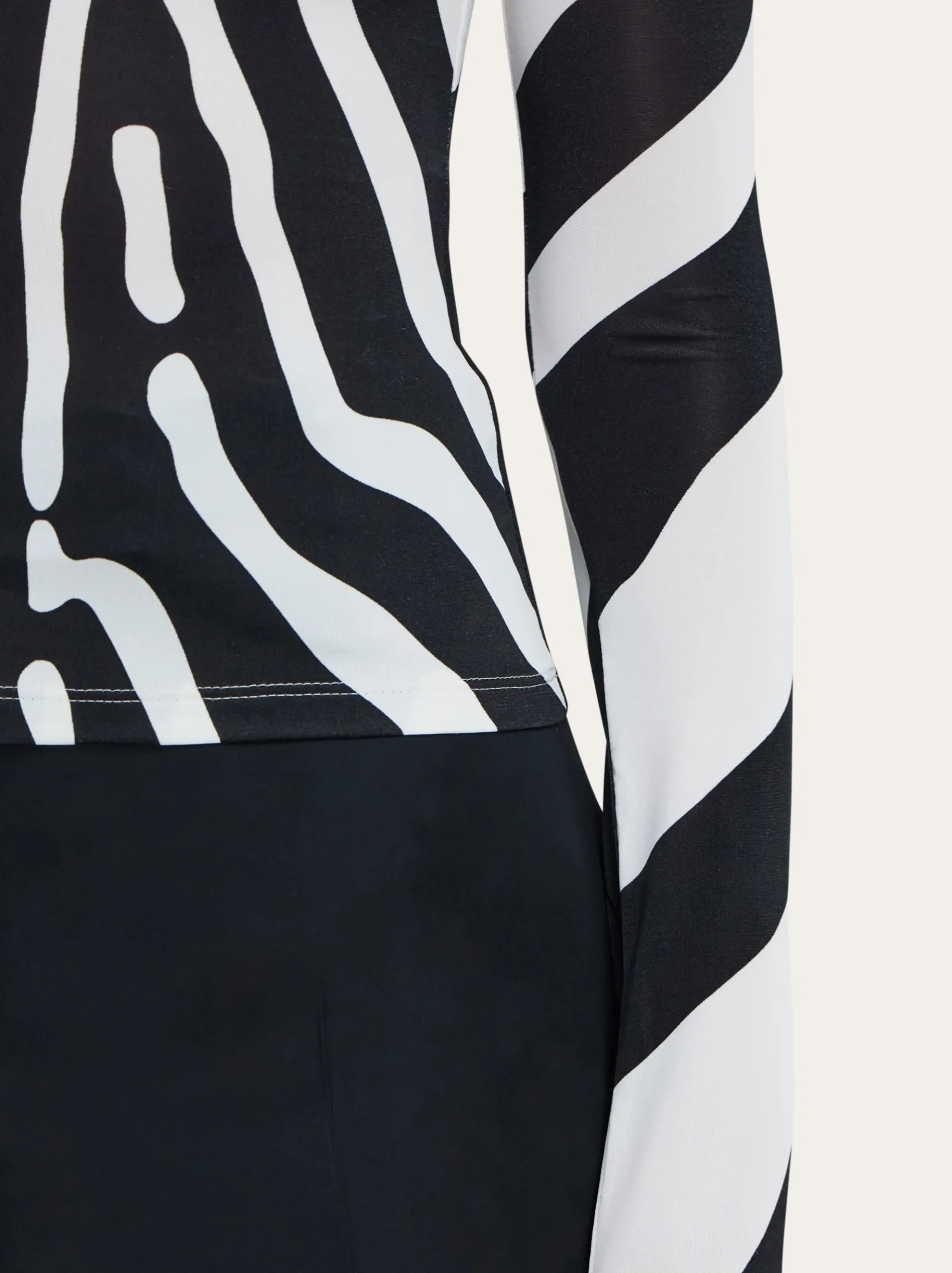 Stretch jersey turtleneck - Women