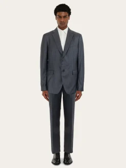 Striped suit in wool - Men