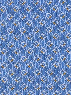 Tetris print silk tie - Men