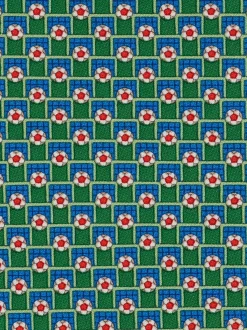 Tournament print silk tie - Men
